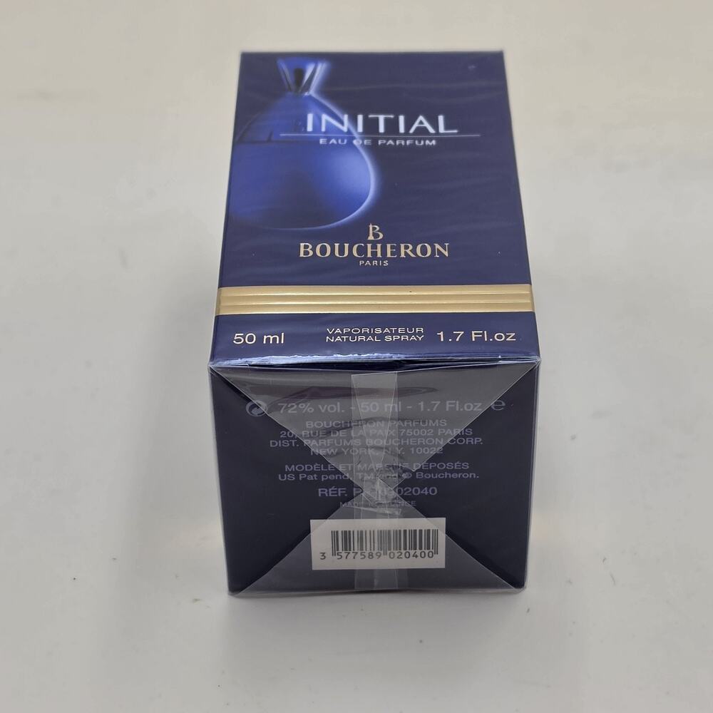 Vintage INITIAL by BOUCHERON 1.7 FL oz / 50 ML Eau De Parfum Spray New Sealed - Picture 7 of 11